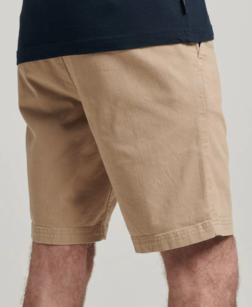 Superdry Vintage Officer Chino Shorts | Stone Wash