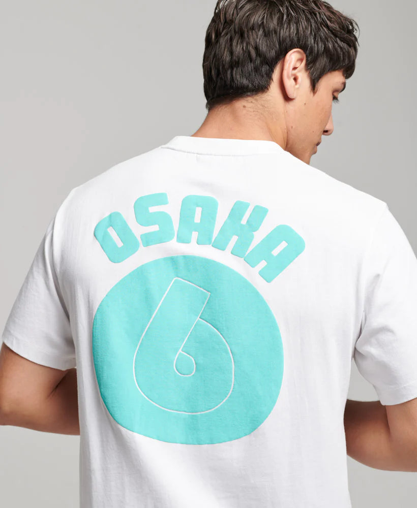 Superdry Code Osaka Logo T Shirt | Brilliant White