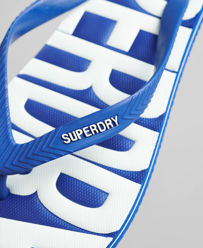 Superdry Vintage Vegan Flip Flops | Regal Blue