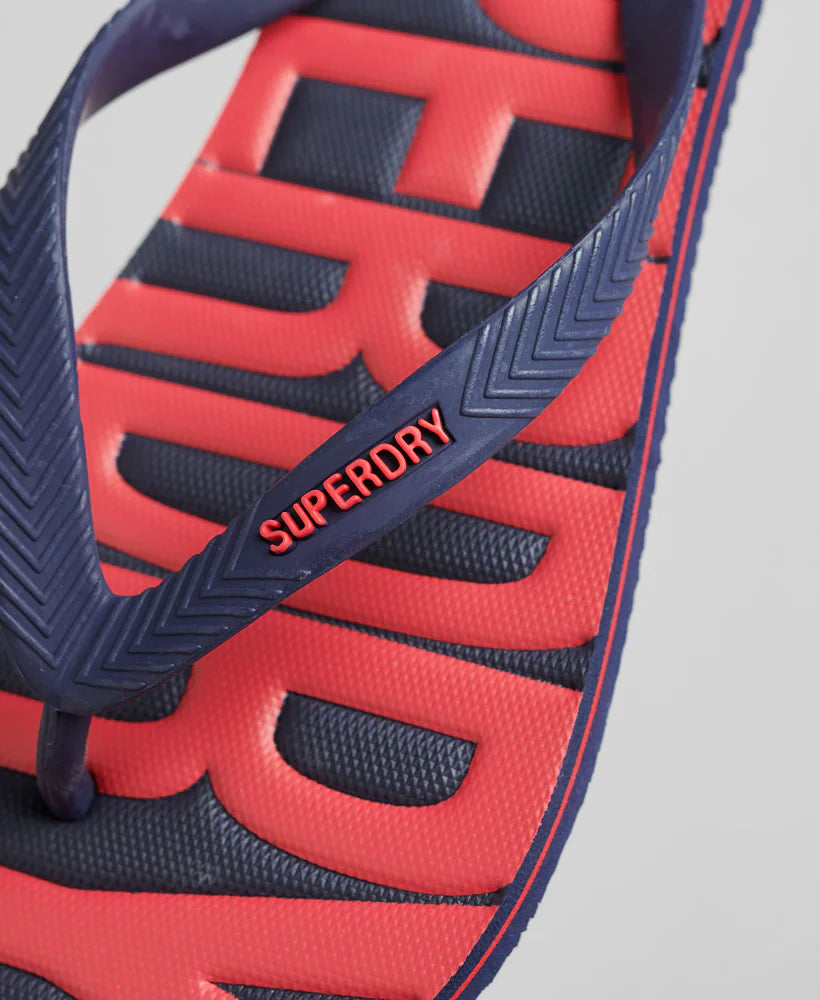 Superdry Vintage Vegan Flip Flops | Rich Navy