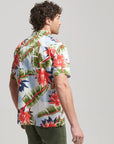 Superdry Vintage Hawaiian Shirt | Optic Banana Leaf