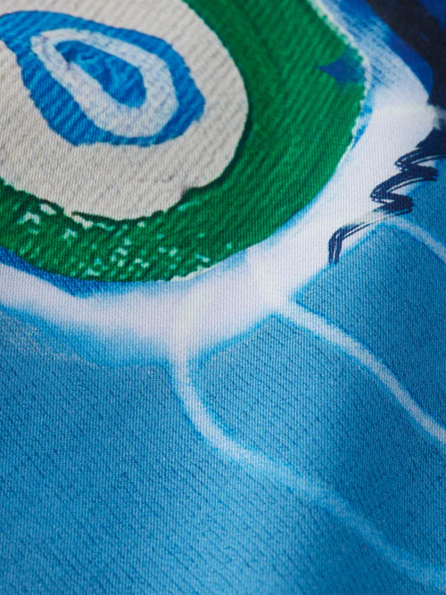 Scotch &amp; Soda Abstract Artiste Long Sleeve Shirt | Island Blue