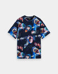Scotch & Soda Abstract Picasso Tee | Night