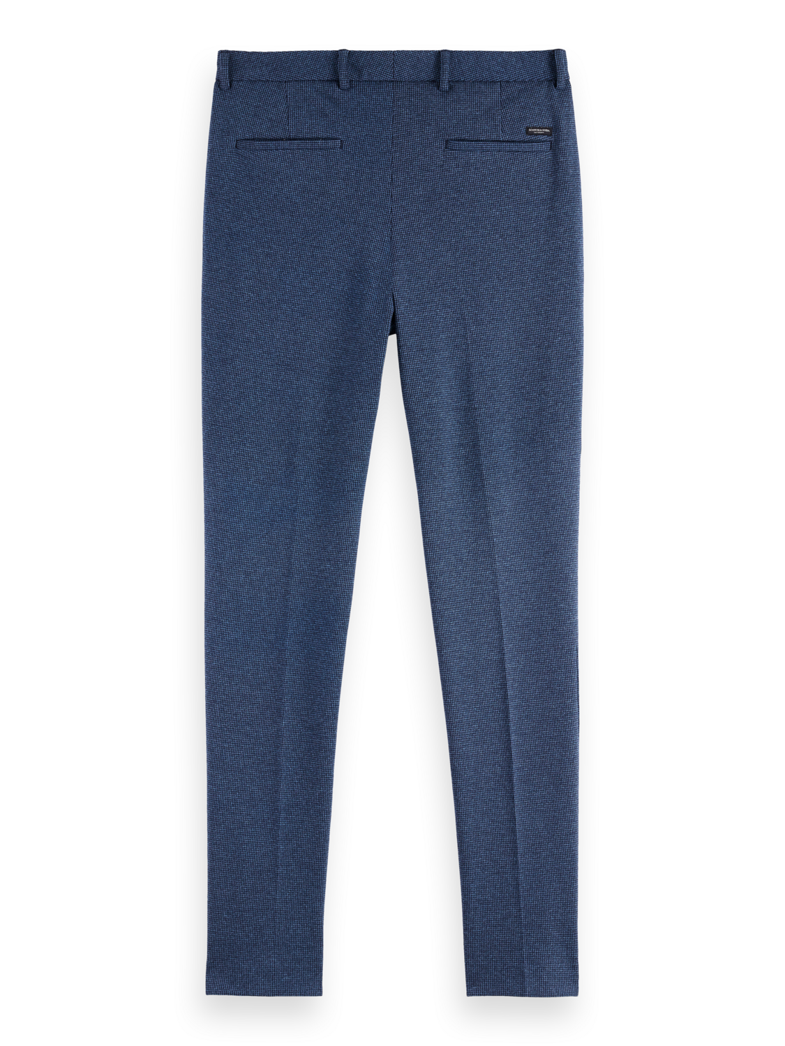 Scotch &amp; Soda Mott Jersey Chino | Navy Houndstooth