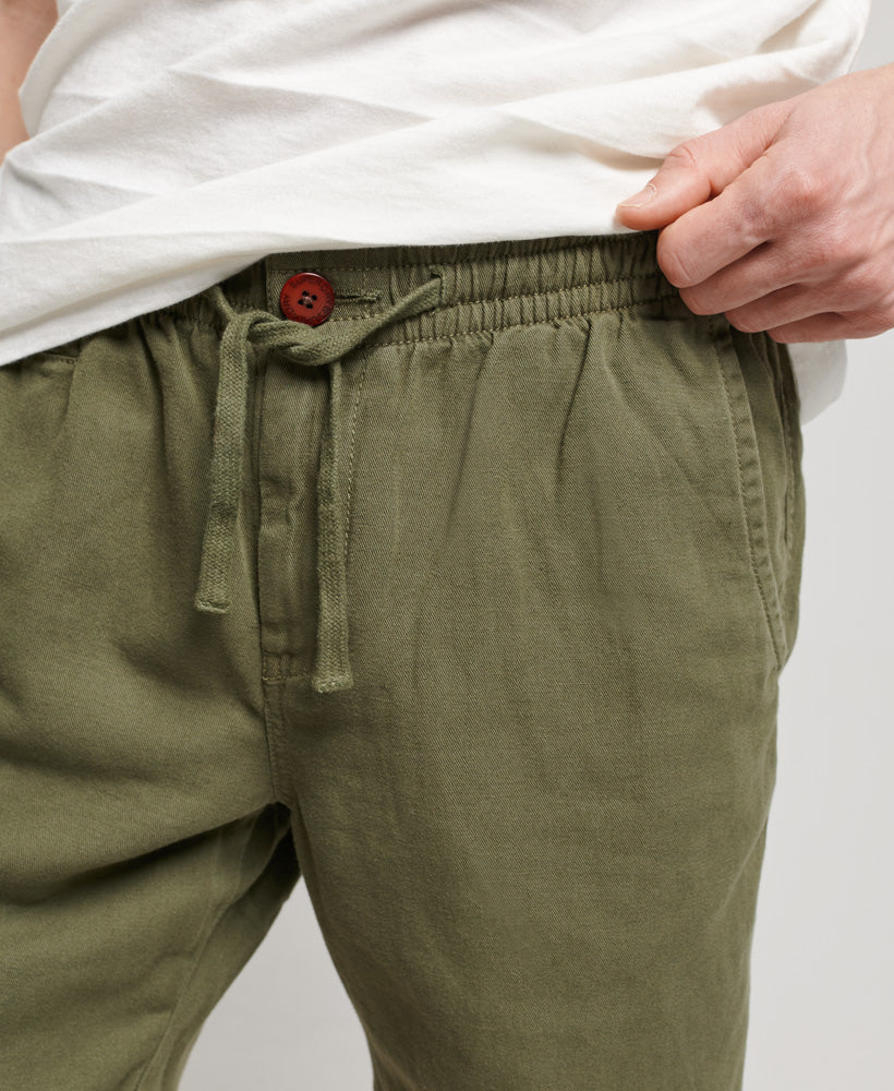 Superdry Vintage Overdyed Shorts | Olive Khaki