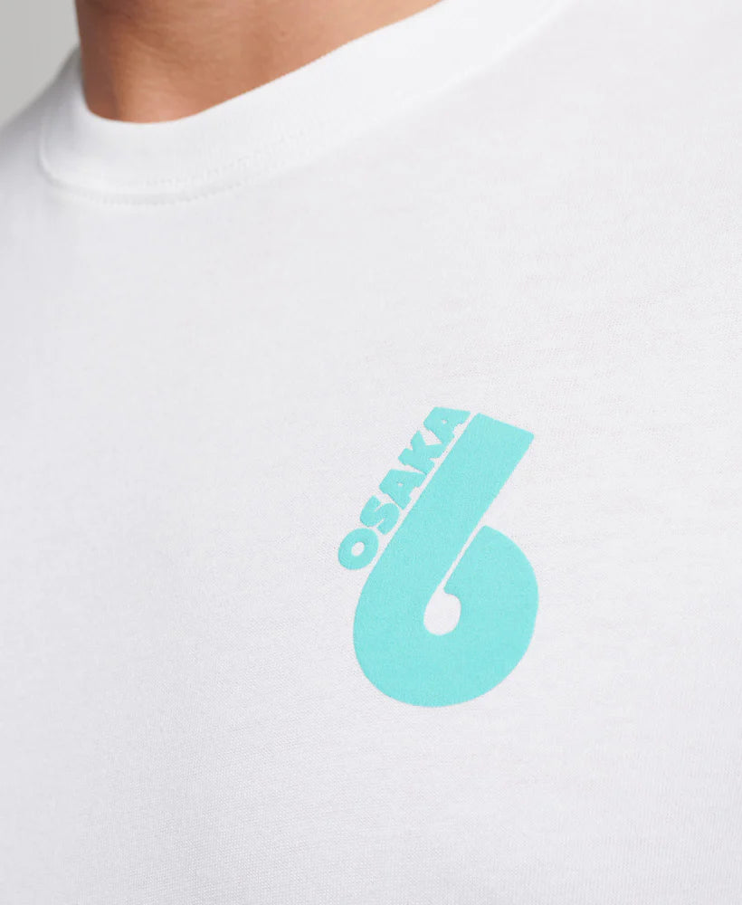 Superdry Code Osaka Logo T Shirt | Brilliant White