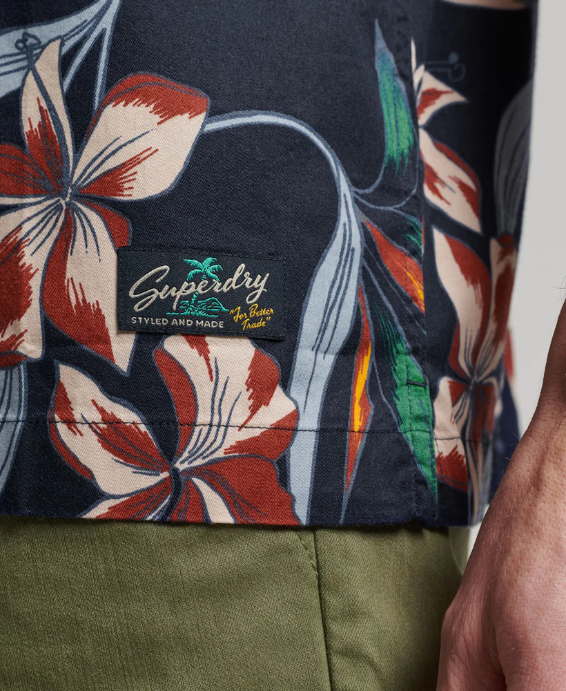 Superdry Vintage Hawaiian Shirt | Dark Navy Hawaiian