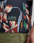 Superdry Vintage Hawaiian Shirt | Dark Navy Hawaiian