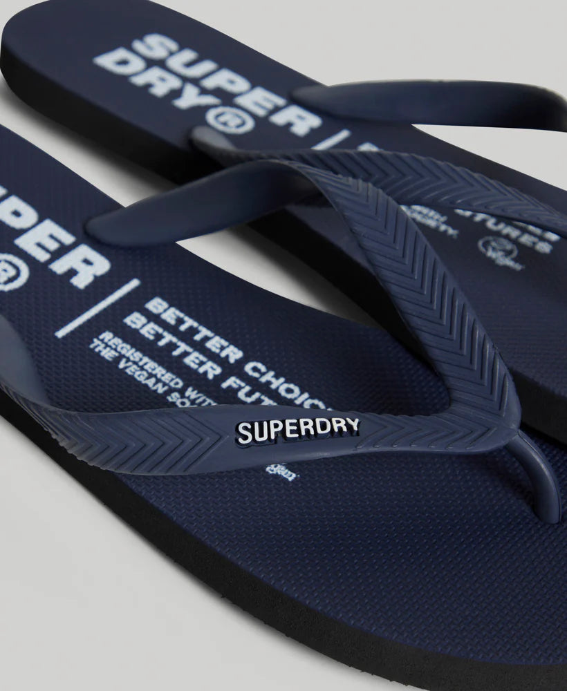 Superdry Studios Recycled Flip Flops | Eclipse Navy