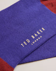 Ted Baker Classic Socks | Mid Blue