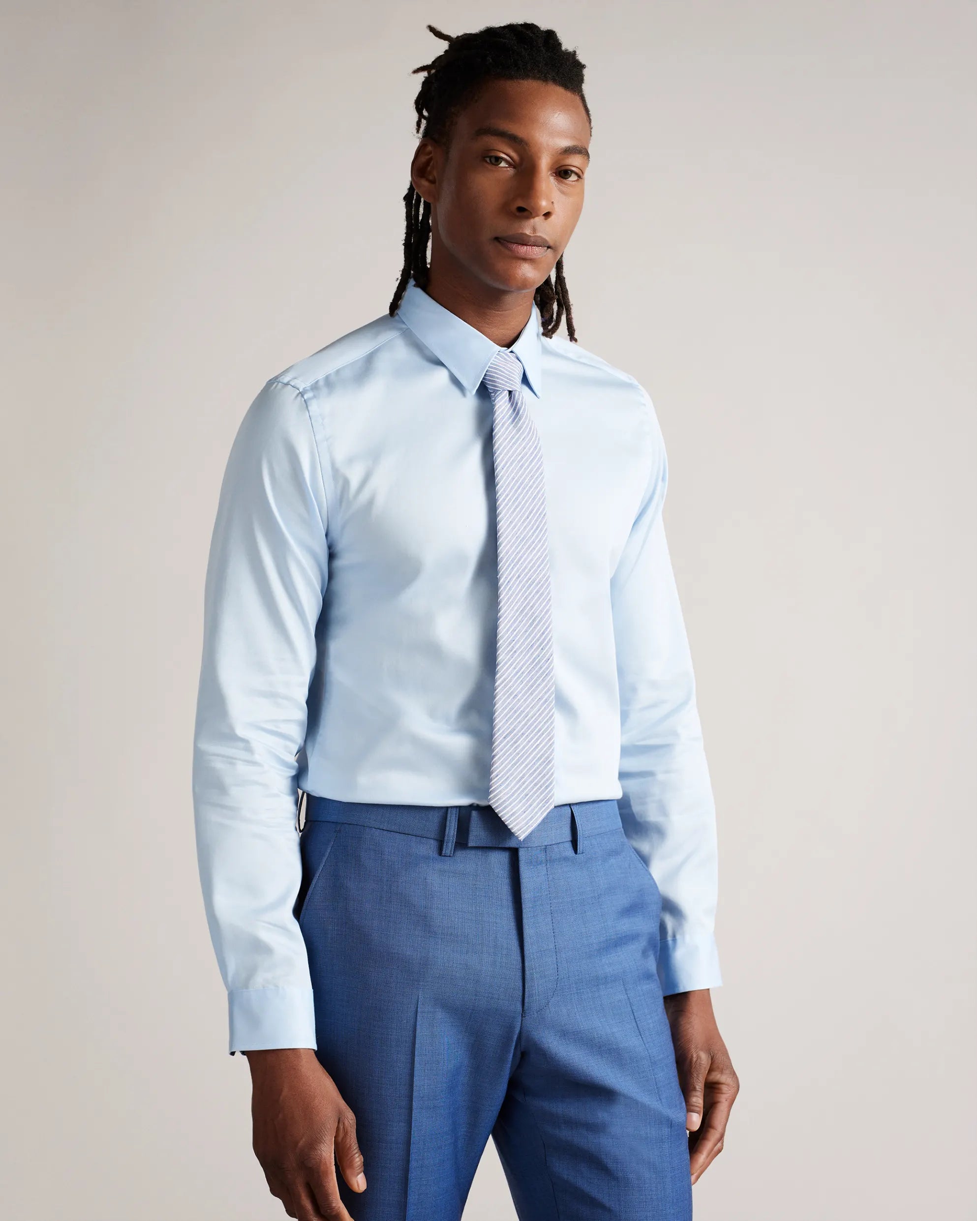 Ted Baker Islass Light Blue Dress Shirt