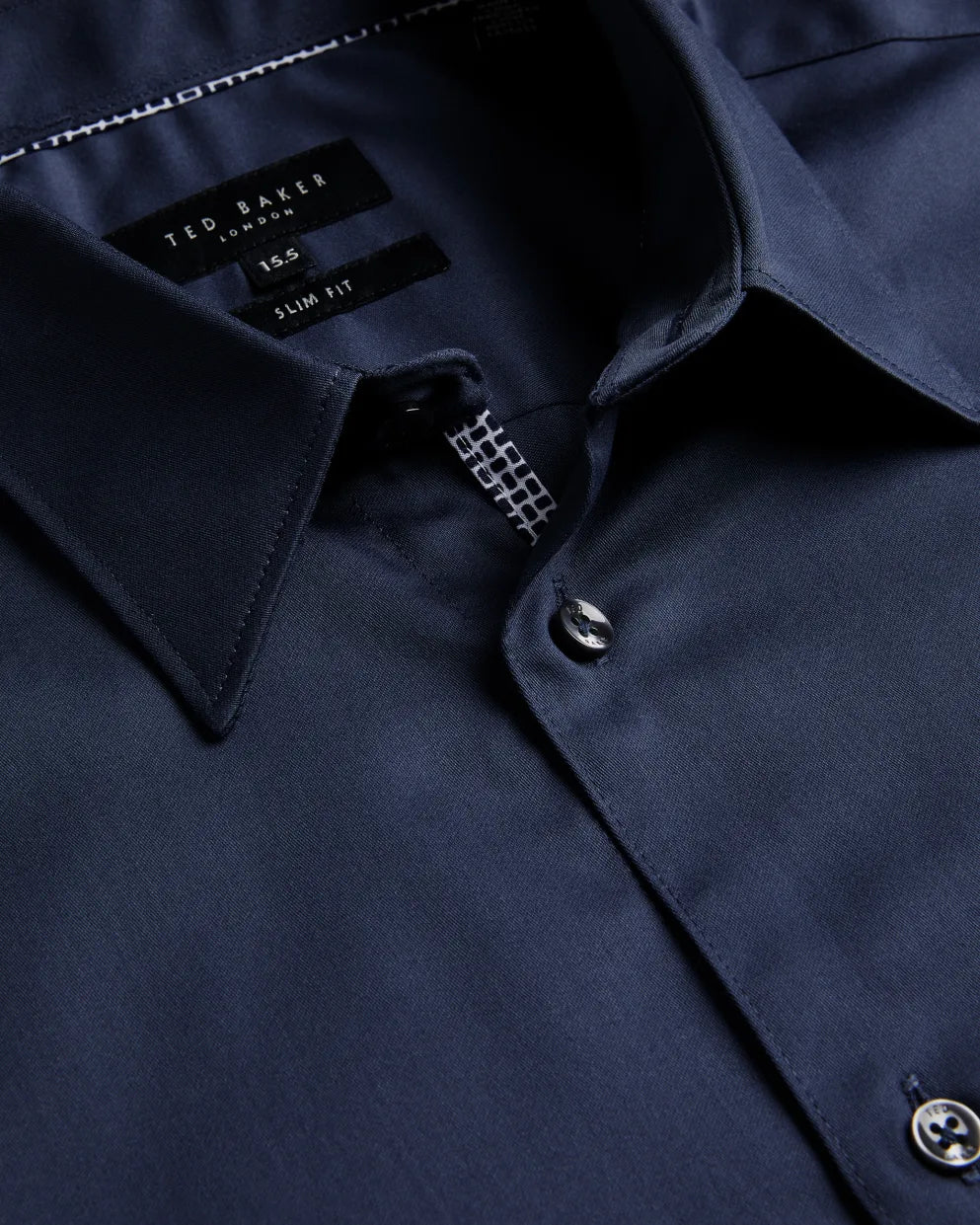 Ted Baker Dudsoss Navy Dress Shirt