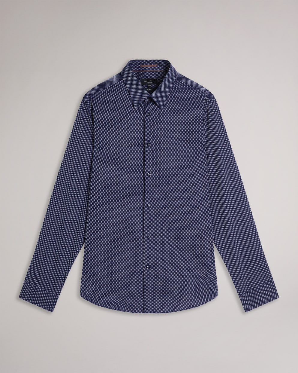 Ted Baker Boulss Navy Dress Shirt