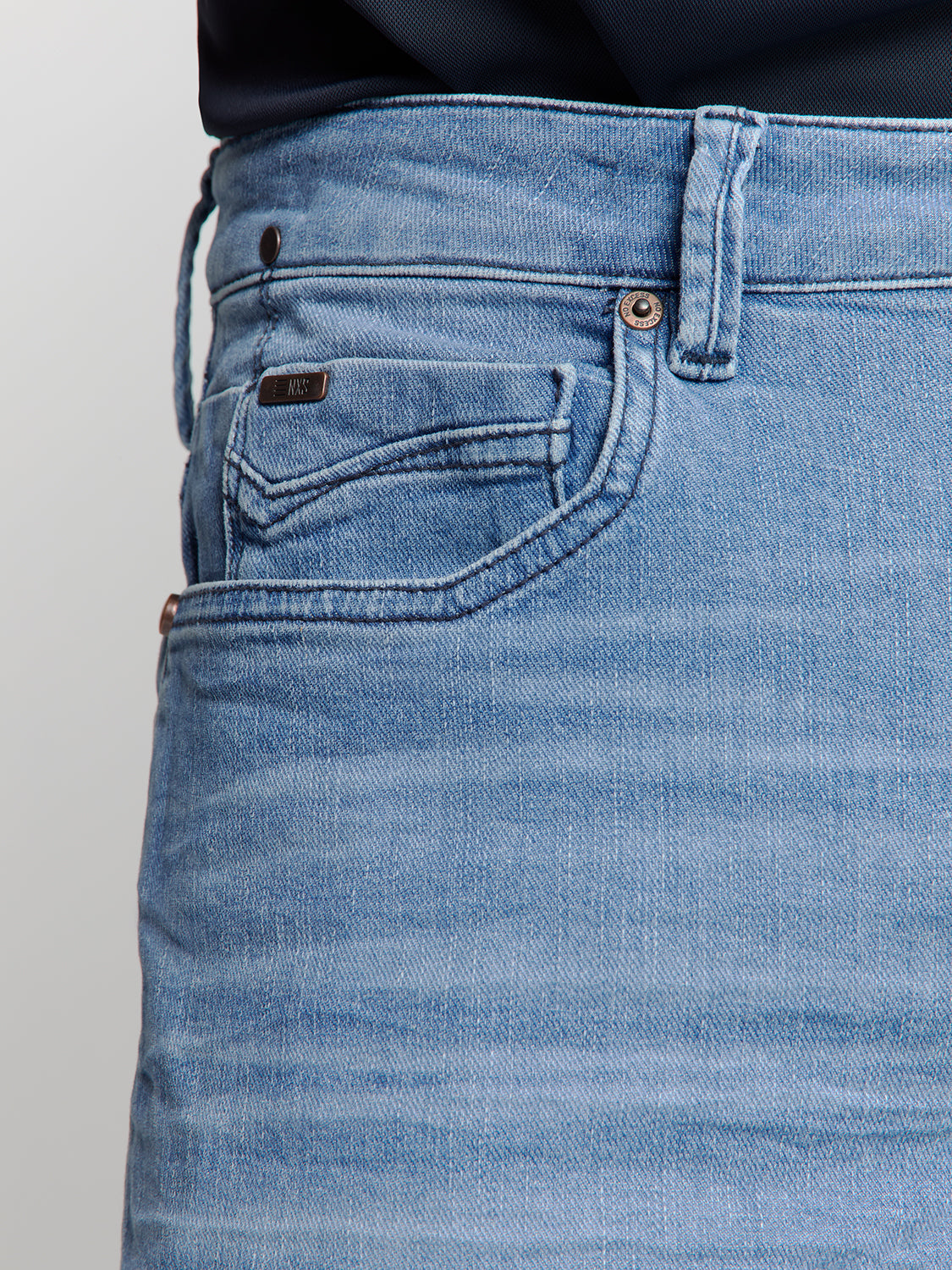 No Excess Denim Shorts | Bleach Denim