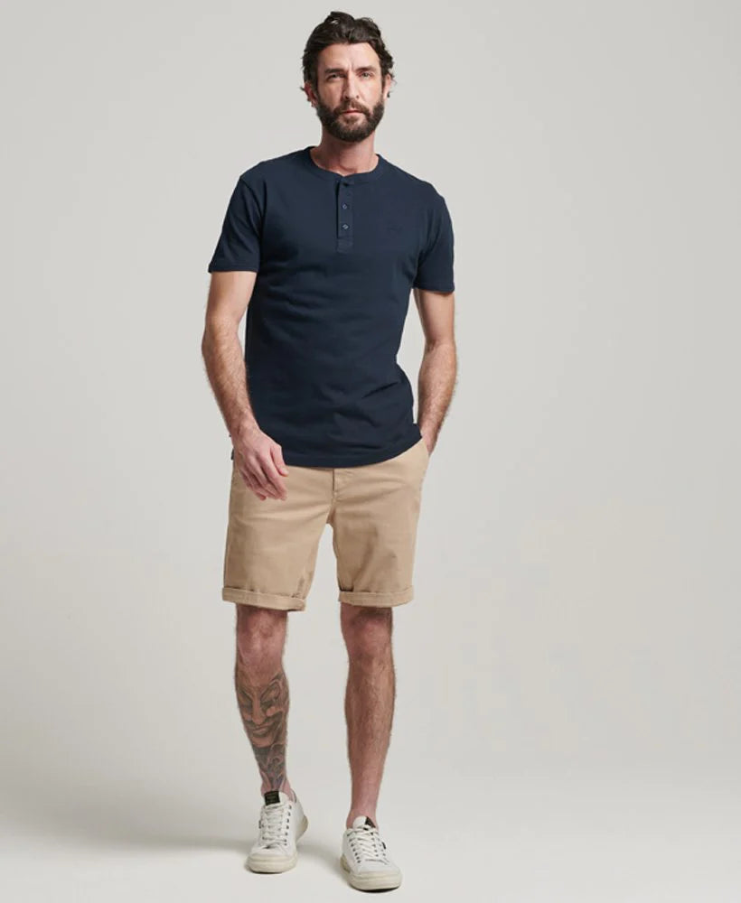 Superdry Vintage Officer Chino Shorts | Stone Wash