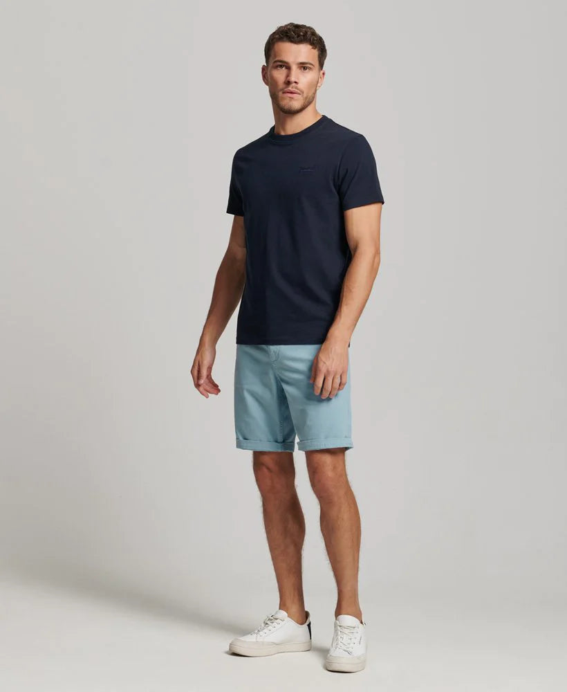 Superdry Vintage Officer Chino Shorts | Allure Blue