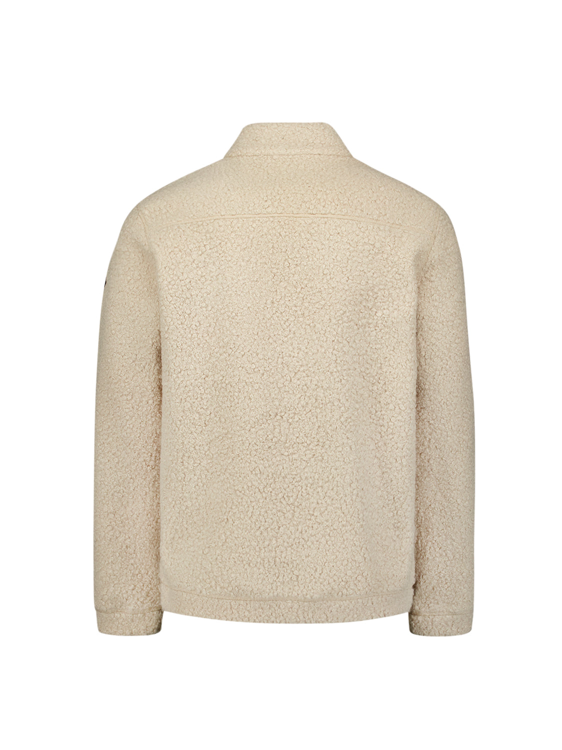 No Excess Teddy Zip Sweater | Sand