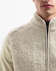 No Excess Teddy Zip Vest | Sand
