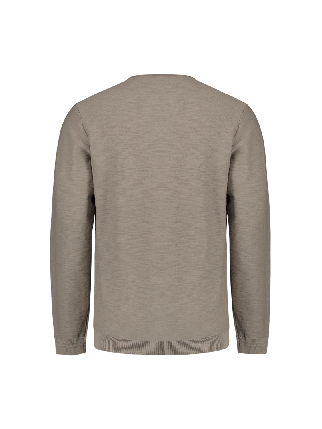 No Excess Garment Dyed Crew Neck Sweater | Clay