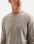 No Excess Garment Dyed Crew Neck Sweater | Clay