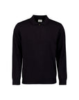 No Excess Half Zip Knit Sweater | Black