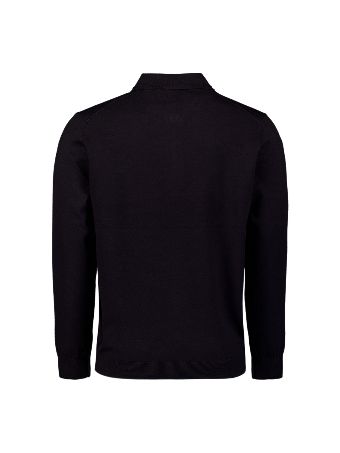 No Excess Half Zip Knit Sweater | Black