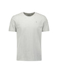 No Excess Crew Neck Solid Tee | Grey Melange