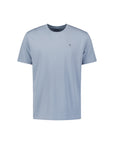 No Excess Crew Neck Solid Tee | Dusty Blue