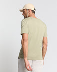 No Excess Crew Neck Solid Tee | Light Moss