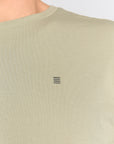 No Excess Crew Neck Solid Tee | Light Moss