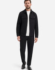 No Excess Sedoc Zip Overshirt | Black