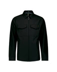 No Excess Sedoc Zip Overshirt | Black