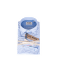 Fil Noir Treviso Dobby Shirt | Pastel Blue