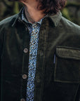 A Fish Named Fred Cord Overshirt Jacket | Highland Green