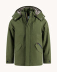 A Fish Named Fred Fur Lined Parka | Lochness Green