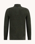 A Fish Named Fred Button Neck Knit | Hedge Green