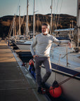 A Fish Named Fred Classic Knit Jumper | Grey Skies
