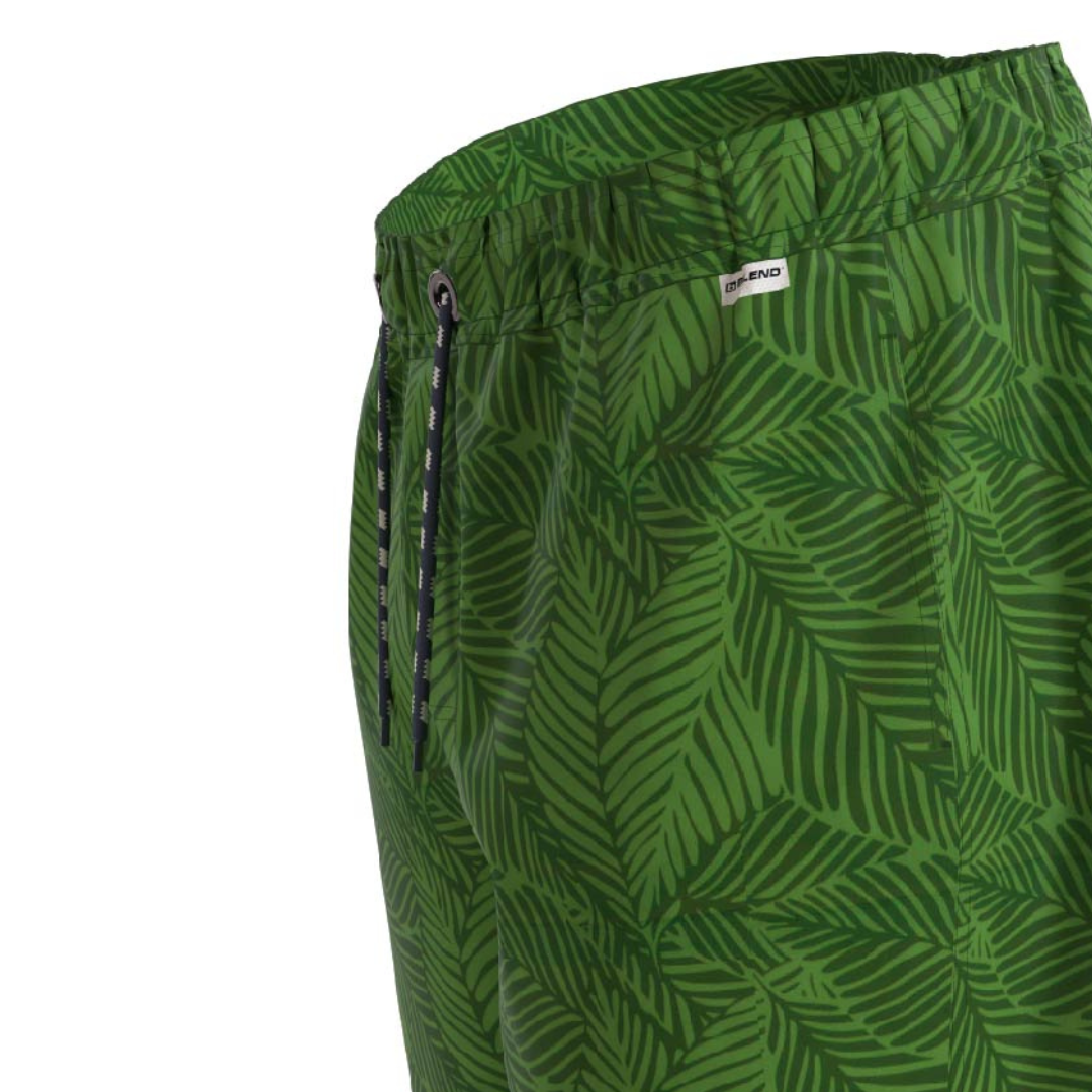 Blend Swim Short Palm | Green