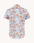 A Fish Named Fred Short Sleeve Shirt | Island in the Sun Orange