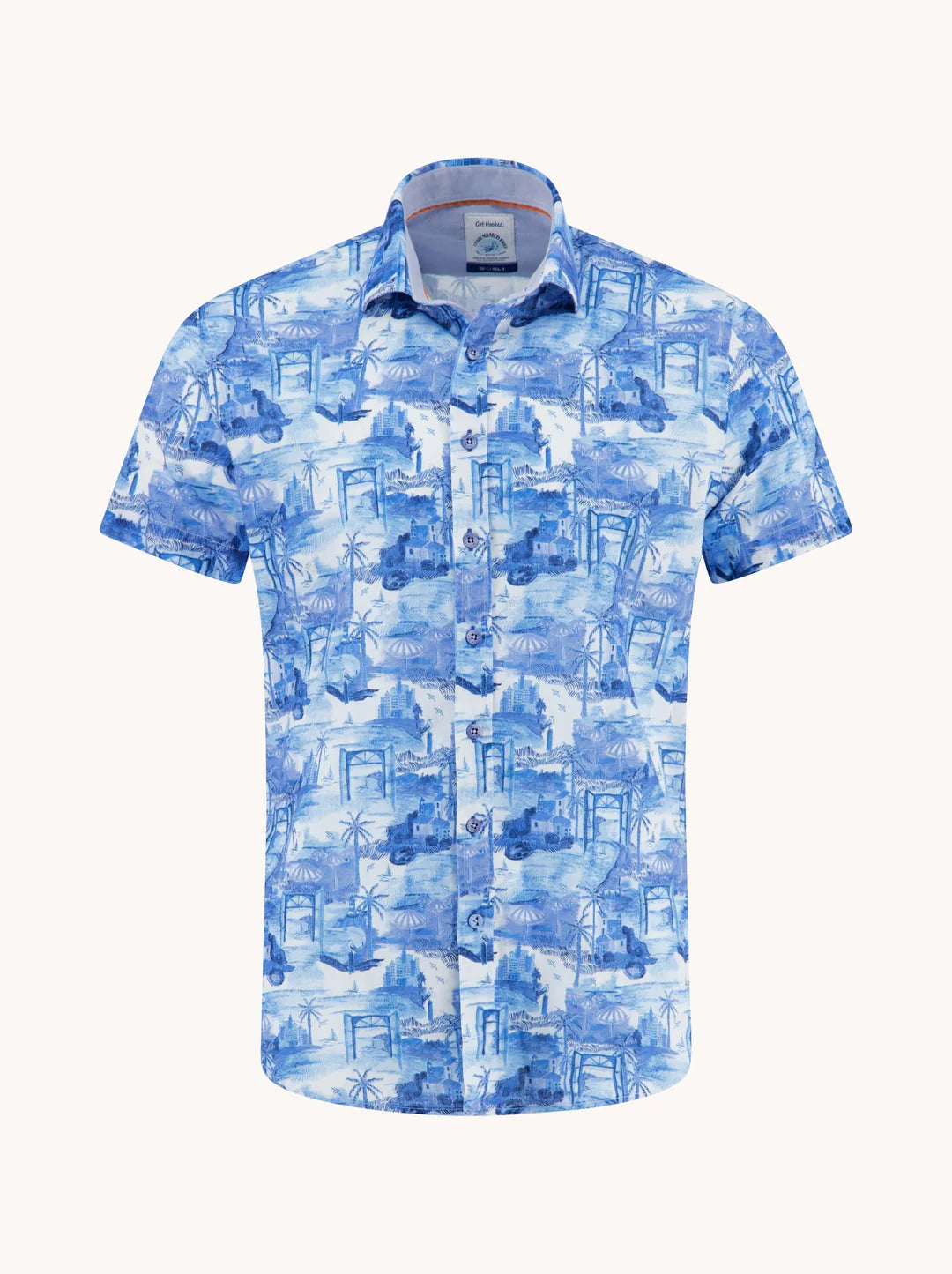 A Fish Named Fred Short Sleeve Shirt | Island in the Sun Blue