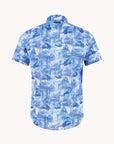 A Fish Named Fred Short Sleeve Shirt | Island in the Sun Blue