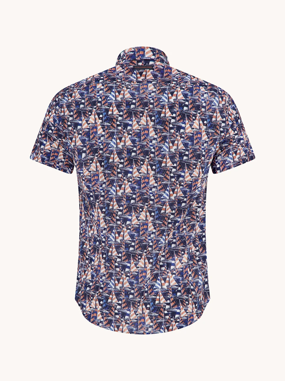A Fish Named Fred Short Sleeve Shirt | Sail Away Navy
