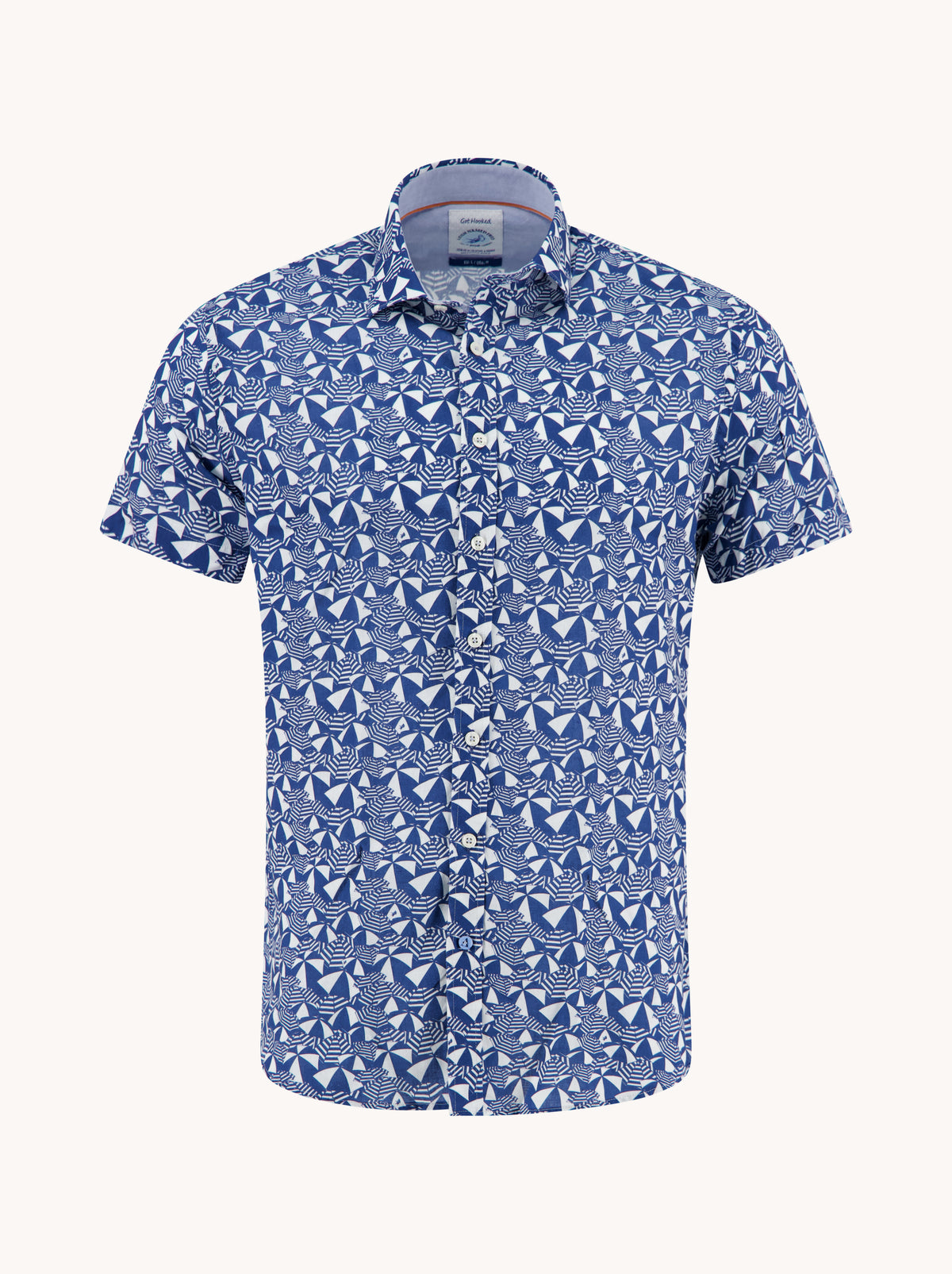 A Fish Named Fred Short Sleeve Shirt | Shadey Navy