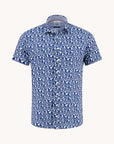 A Fish Named Fred Short Sleeve Shirt | Shadey Navy