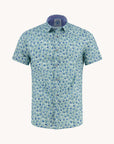 A Fish Named Fred Short Sleeve Shirt | Colour Theory Blues