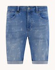 A Fish Named Fred Printed Denim Short | Sketch Denim