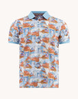 A Fish Named Fred Polo | Impressionist Island Orange