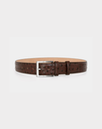 Robert Charles Leather Belt | 1635 Brown Ostrich