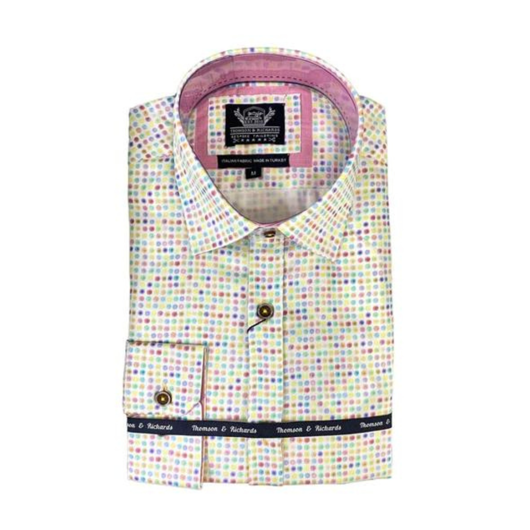 Thomson &amp; Richards Squiggle Shirt | Candy