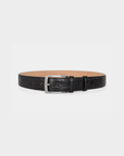 Robert Charles Leather Belt |  1502 Black Crocodile